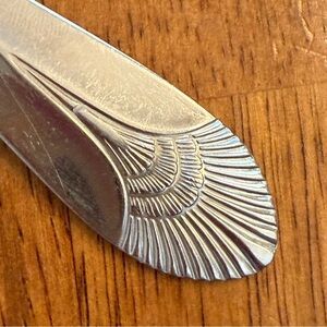 Vintage Art Deco Stainless Salad Fork Replacement Craft Jewelry 7.5” Retro Style